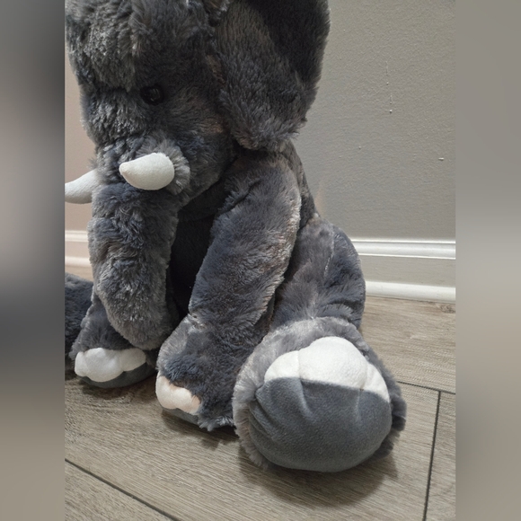 Plush Animal Alley Elephant Floppy Gray So Soft 18” - Picture 5 of 10
